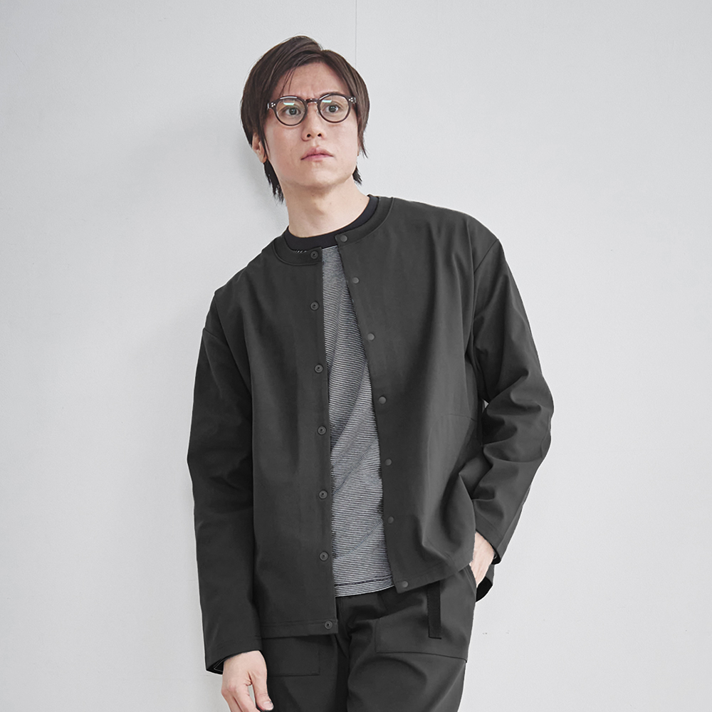 エアリーダンボールクルーネックカーディガン