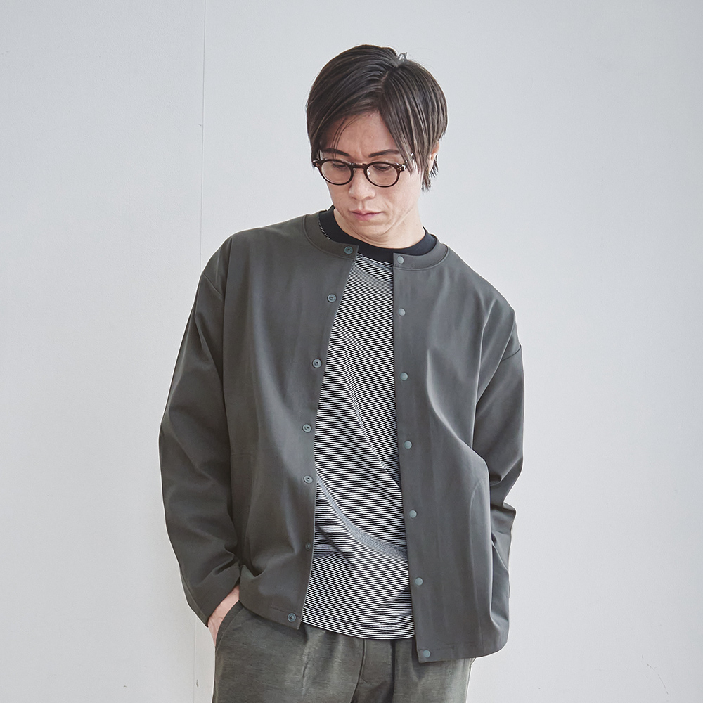 エアリーダンボールクルーネックカーディガン