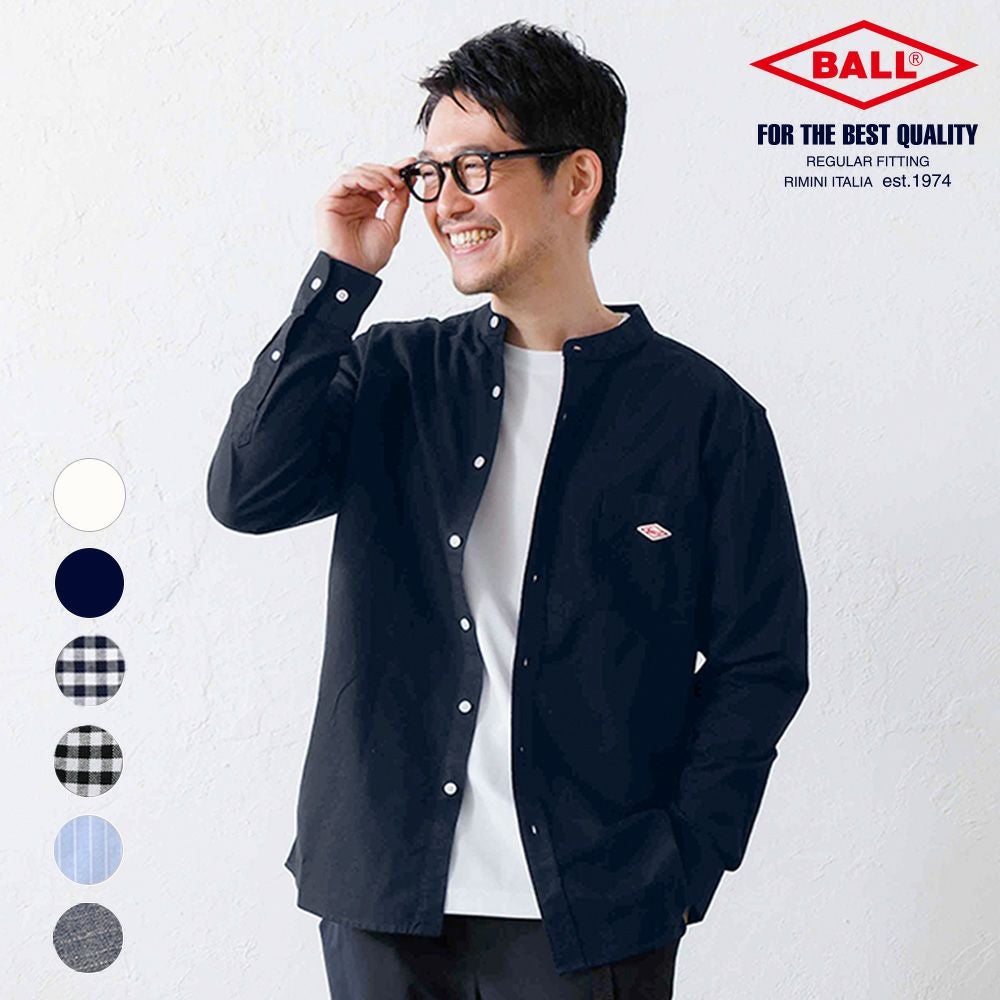 美品 JOURNAL STANDARD LUXE OXバンドカラーシャツ オックスバンドカラーシャツ | シャツ