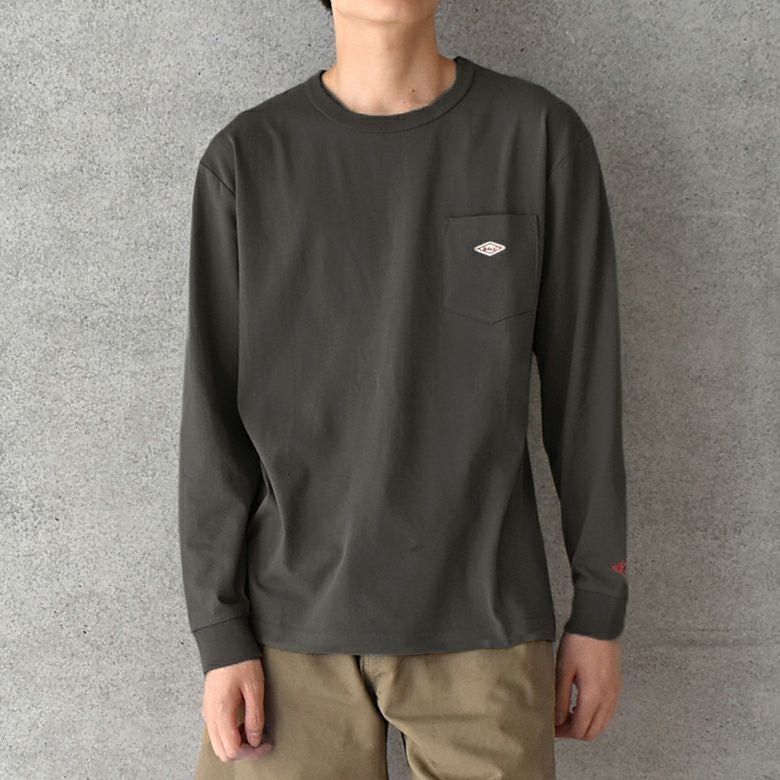 バインダーネック ソフトタッチ長袖Tシャツ｜BALL