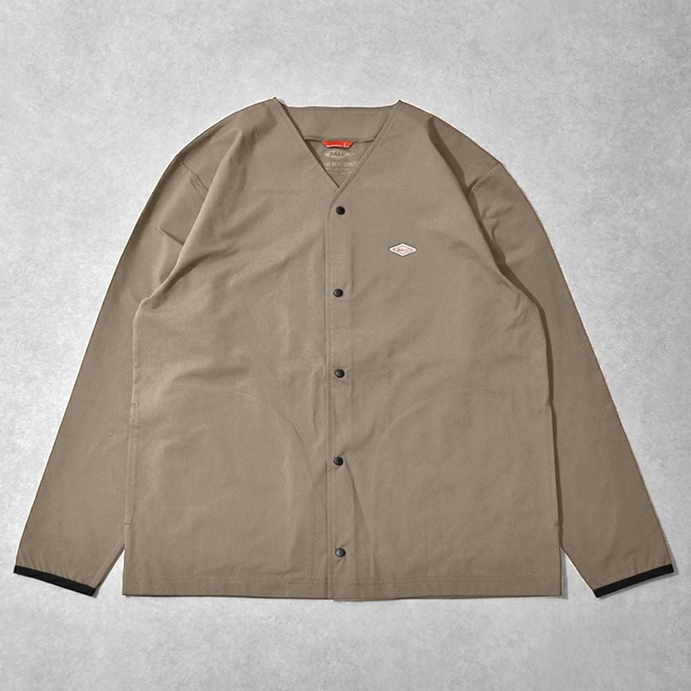 ストレッチ天竺 ドライUV加工 ノーカラージャケット