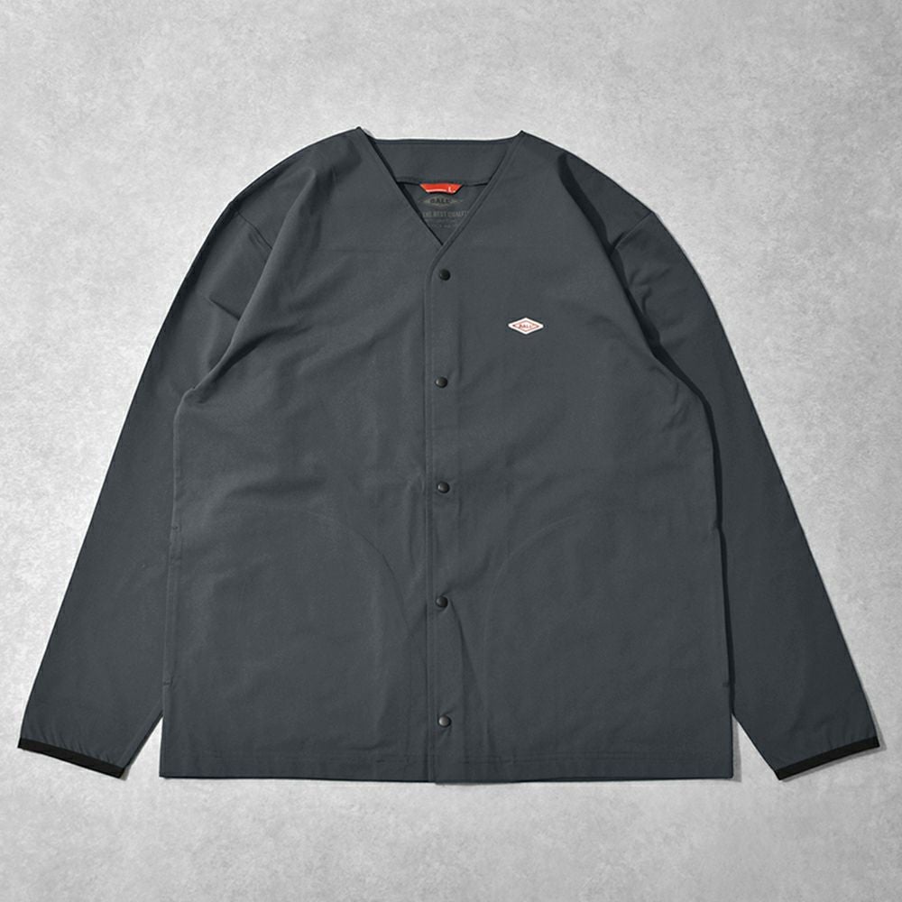 ストレッチ天竺 ドライUV加工 ノーカラージャケット