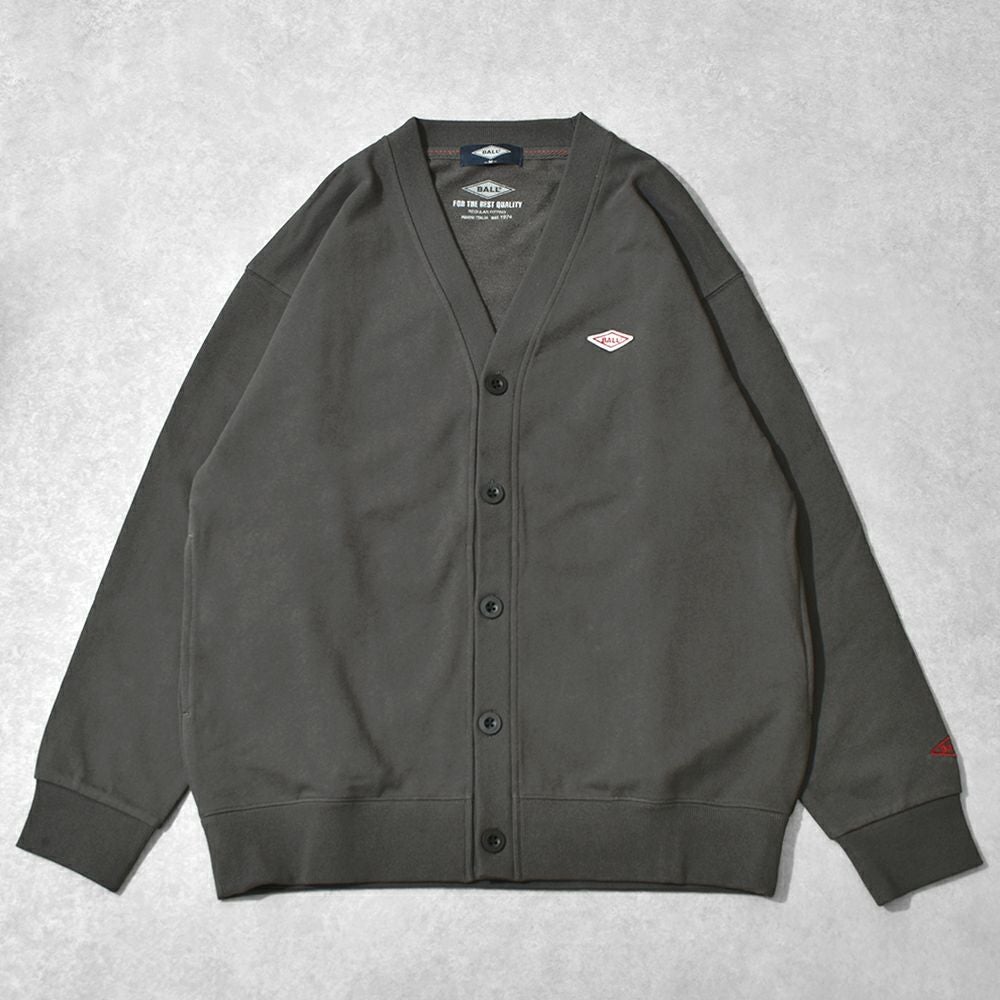 OE裏毛 ワッペン付きカーディガン | カーディガン