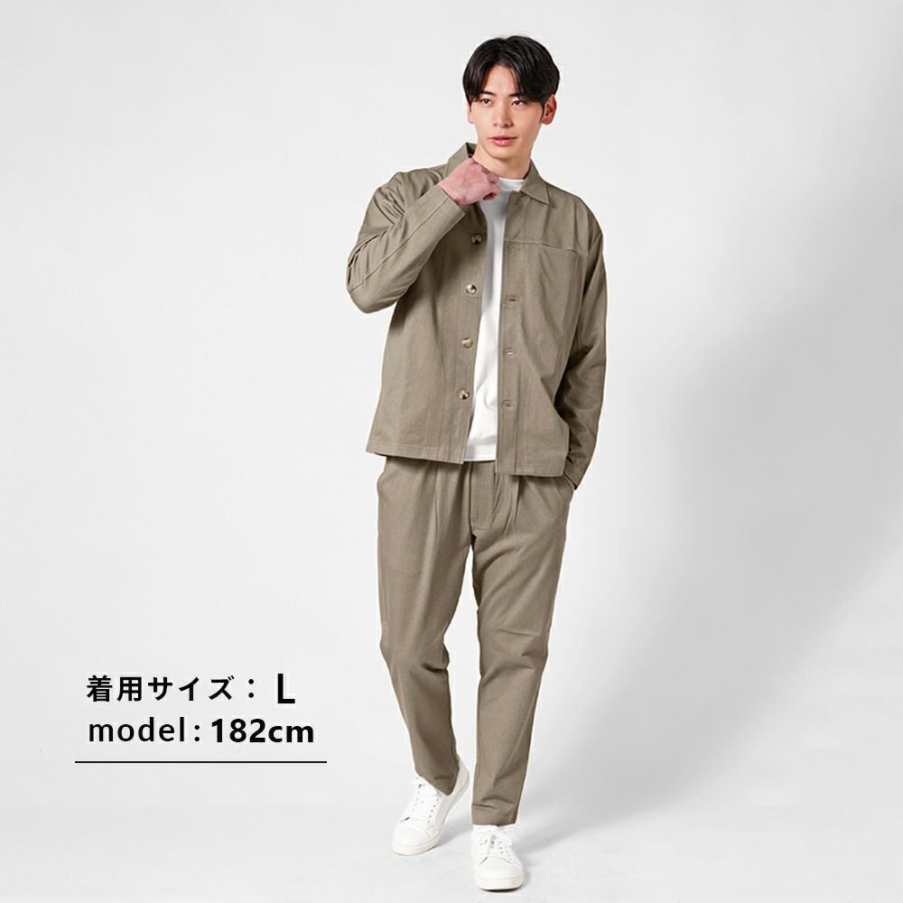 デニムライク カバーオールジャケット | カジュアルジャケット