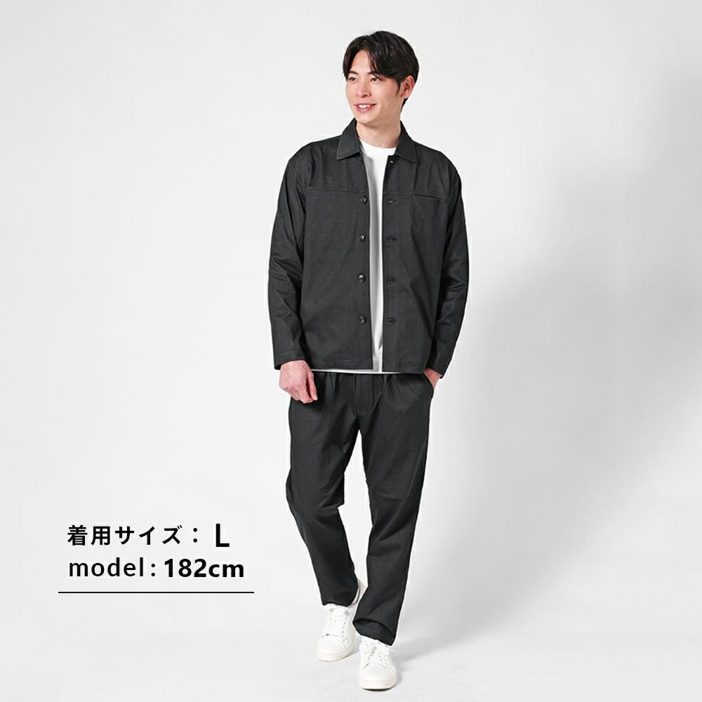 デニムライク カバーオールジャケット | カジュアルジャケット