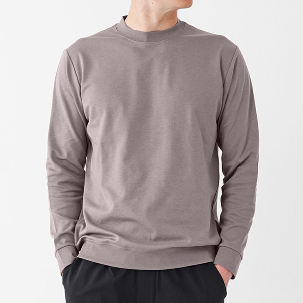 OUR長袖 カットソー グレー FREEサイズ ON/OFF兼用 なめらか肌触り 大人の長袖Tシャツ | 長袖