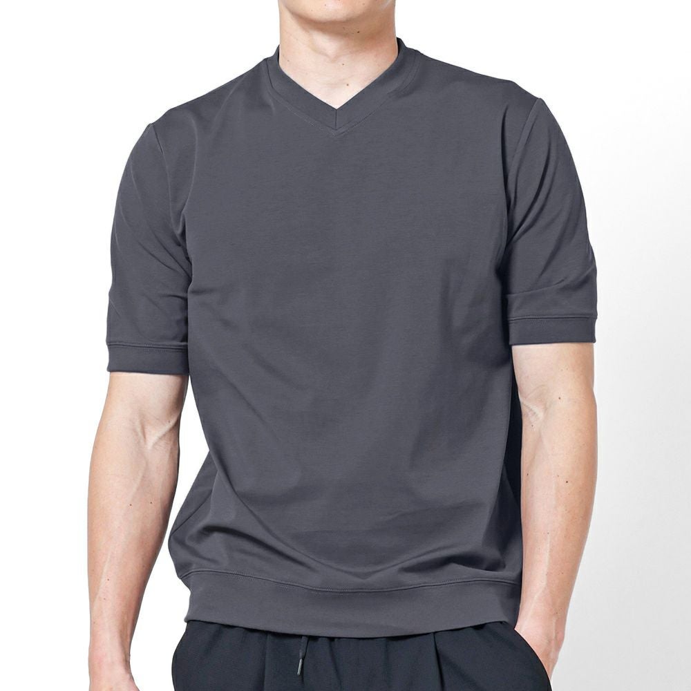 クールな大人のアイスTシャツ Vネック | 半袖