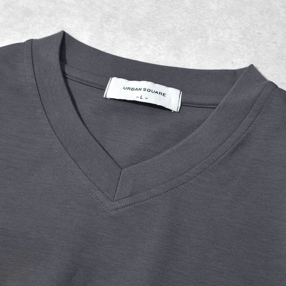 UrbanSheek Vネック　シャツ クールな大人のアイスTシャツ Vネック | 半袖